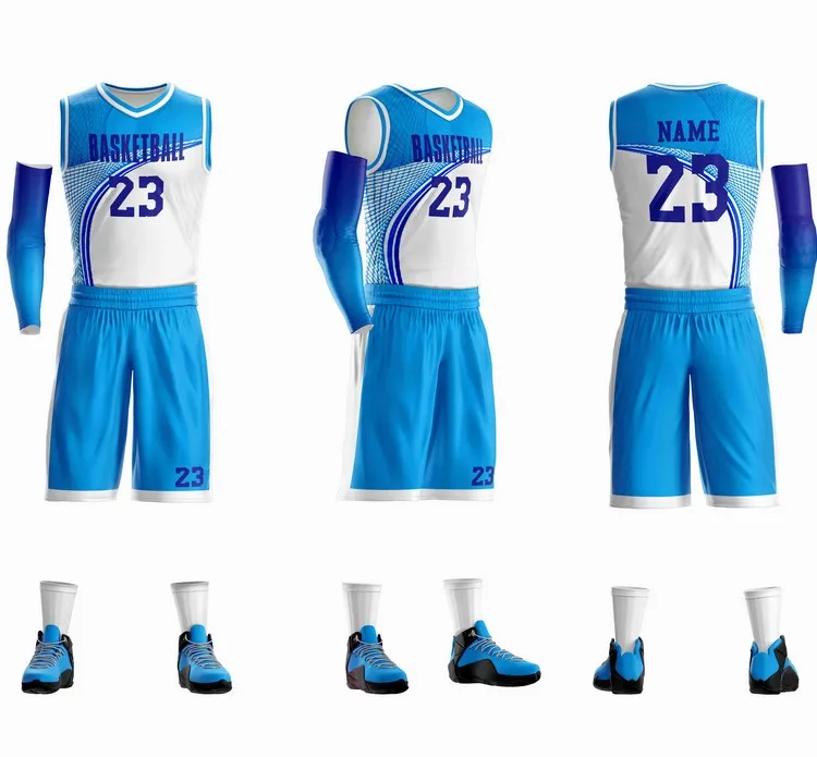 Multi- Color Sublimation Men Basketball Jersey UNIFORMS  Sports & Entertainment Team Sports Basketball | Customized product