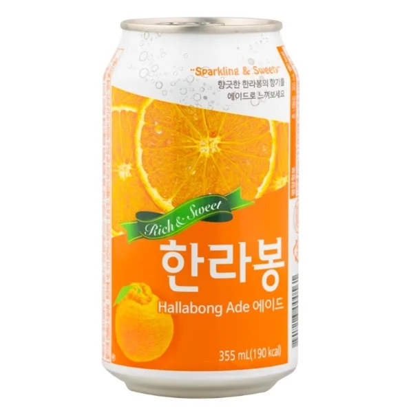 Korean food and snack jeju hallabong citrus juice