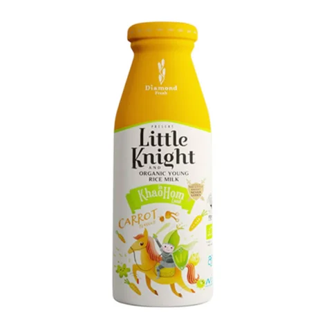 Organic Young Jasmine Rice Milk Organic Carrot Flavour 180ml Diamond Fresh  Premium Quality from Thailand for 100% Export