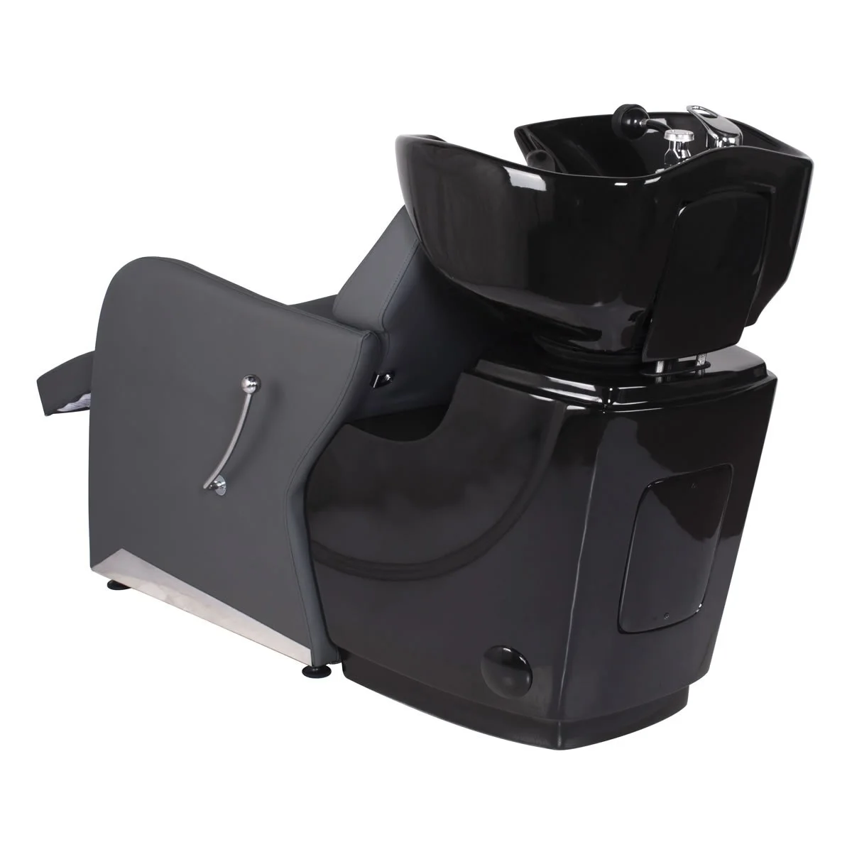 Light Gray Simple Wash Salon Chair With Footrest Semi-Recumbent Shampoo Chair Factory Direct Wholesale Salon Furniture Equipment