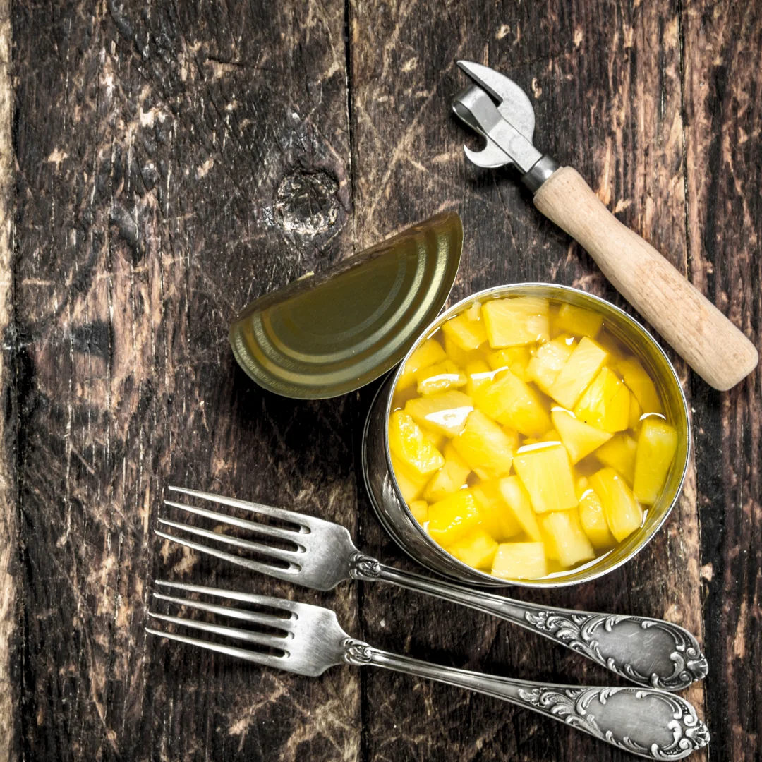 Специальное предложение ISO HACCP высококачественные вьетнамские консервированные КУСОЧКИ АНАНАСА ECOVITA/куски/Кусочки в легком сиропе 580