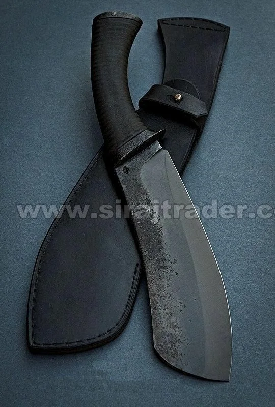 Handmade Carbon Steel Butcher Knife Handle Material Micarta