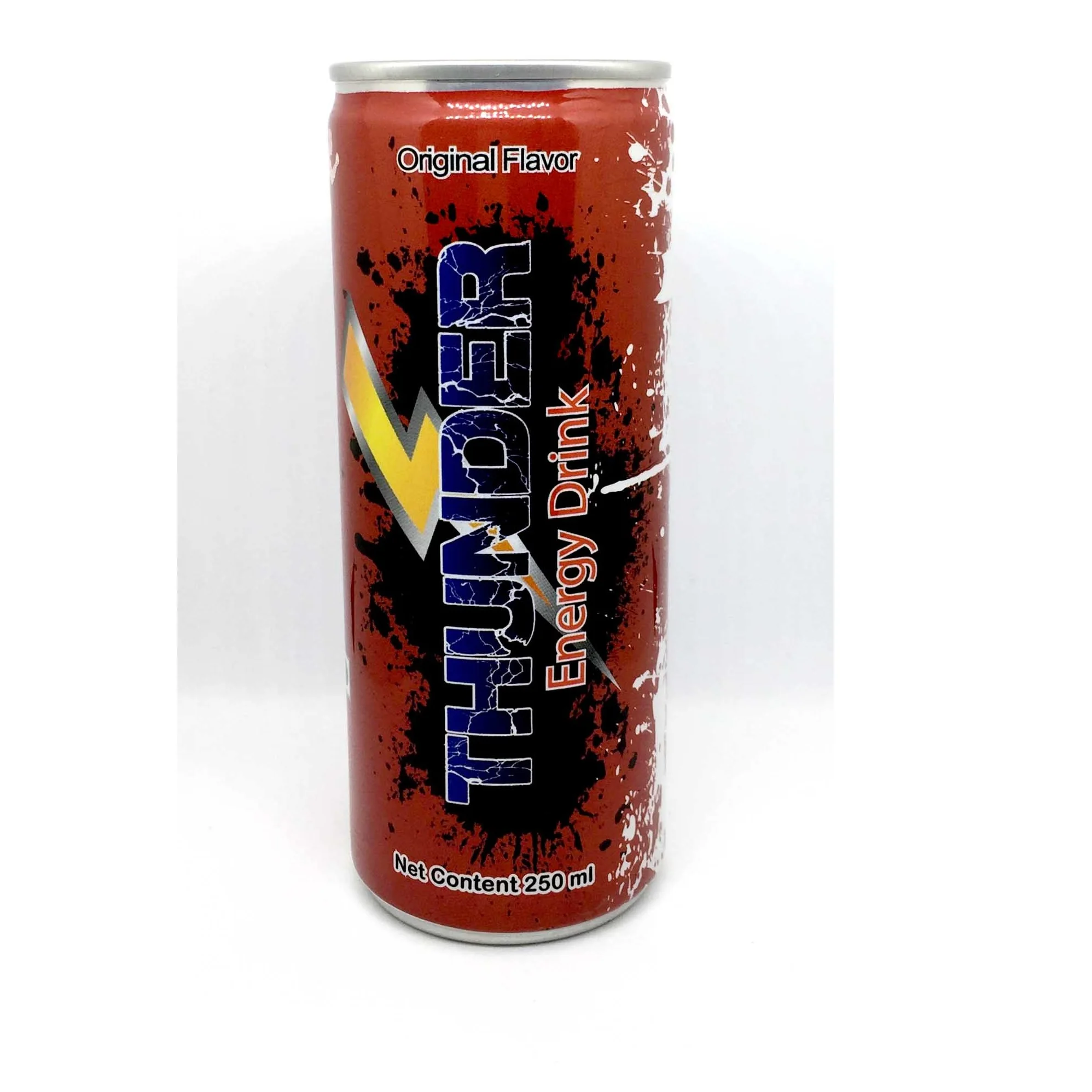 Высококачественный 250 мл энергетический напиток с оригинальным ароматизированным ароматом, бренд Thunder, экспорт из Таиланда