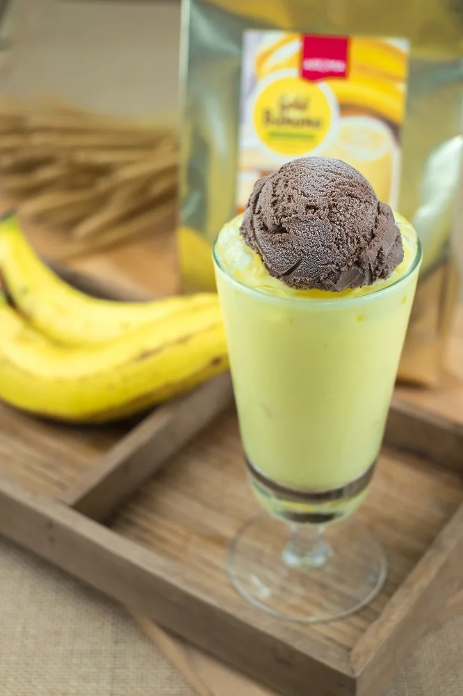 Sweet Delicious taste Instant Drink Powder Gold Banana Mixed Powder