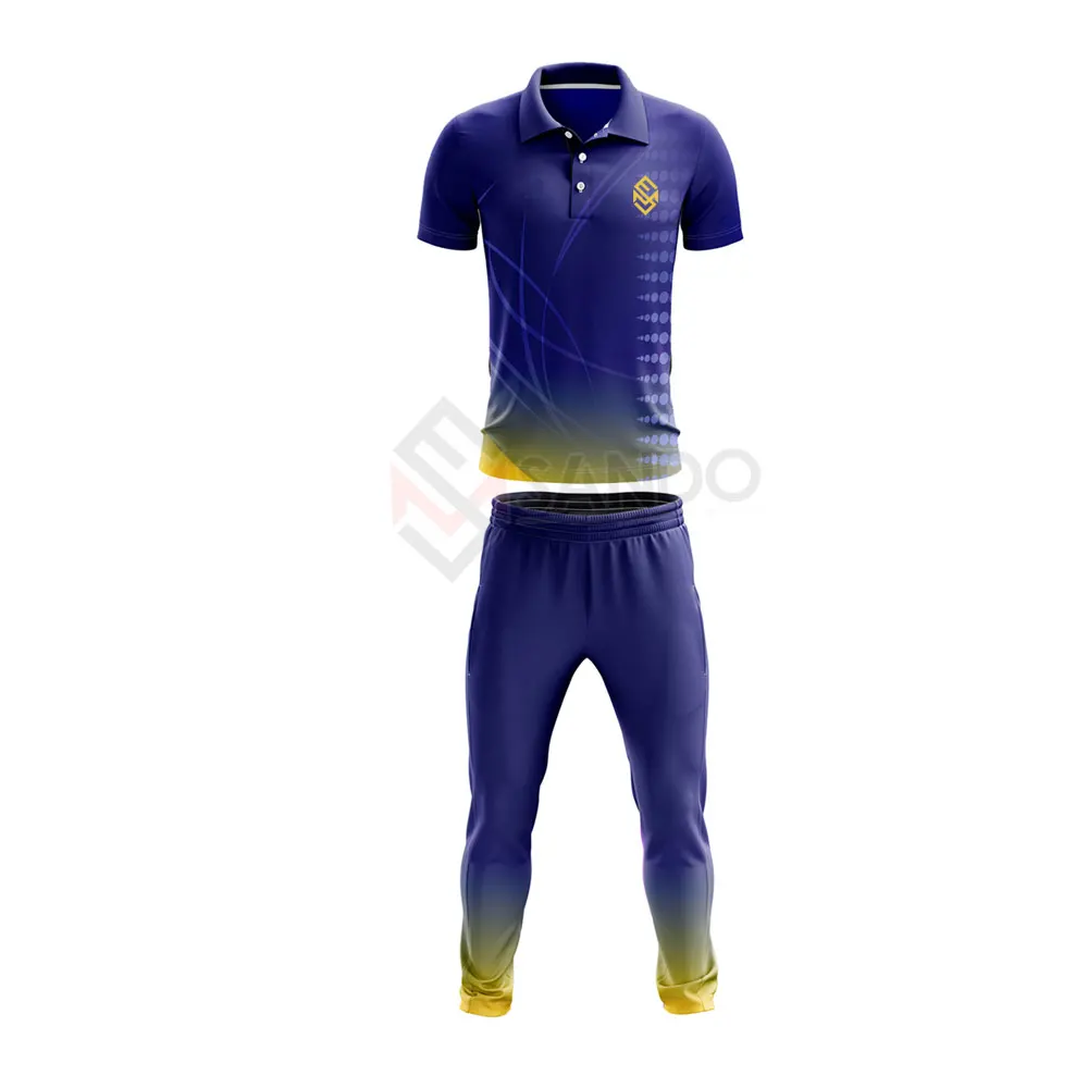 OEM Best Service Design Team Cricket Uniform Customized Sublimated logos New Design Cricket Uniform