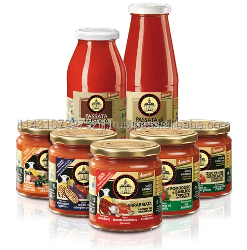 Made in Italy top quality organic bio ready to eat TOMATO SAUCE with tuna and olives 300gr