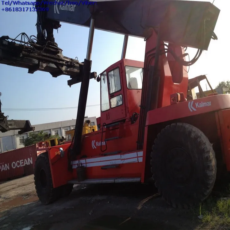  Оригинальный Подержанный штабелер Kalmar на 45 тонн DRD450 контейнер-штабелер для