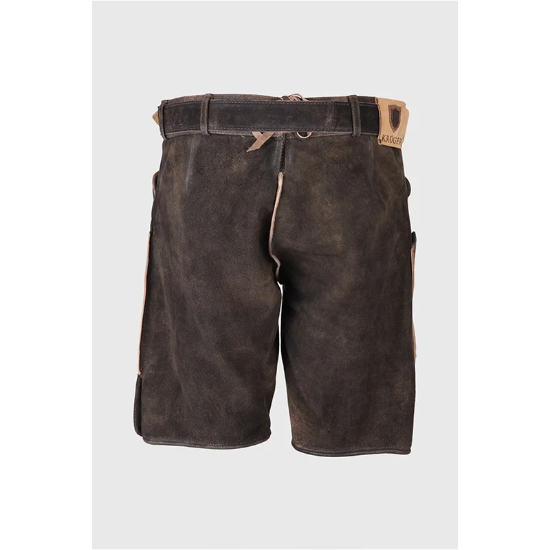 Top wholesale Traditional Trachten Lederhosen/German Bavarian Tradition Oktoberfest Mens Shorts Made Of Custom Suede leather
