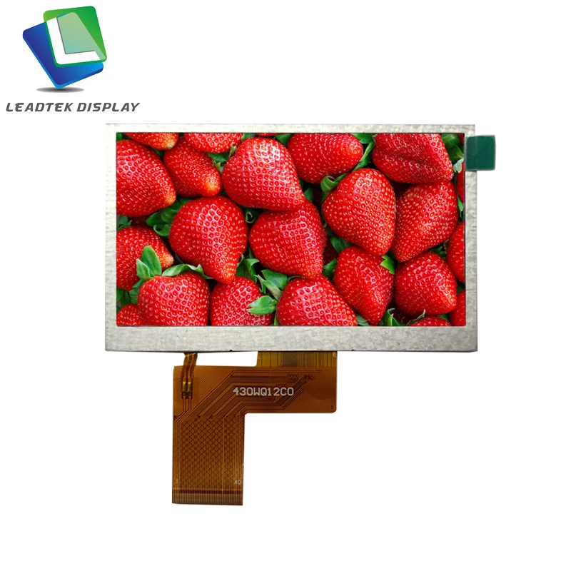 4.3 inch tft lcd screen 480(RGB)x272  RGB interface with 300nits TFT LCD display module