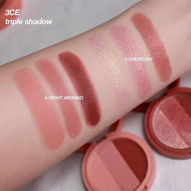 3CE TRIPLE EYESHADOW Palette Private Label OEM ODM Make Up Beauty Korean Cosmetics Custom Logo Makeup Vegan Organic Korea