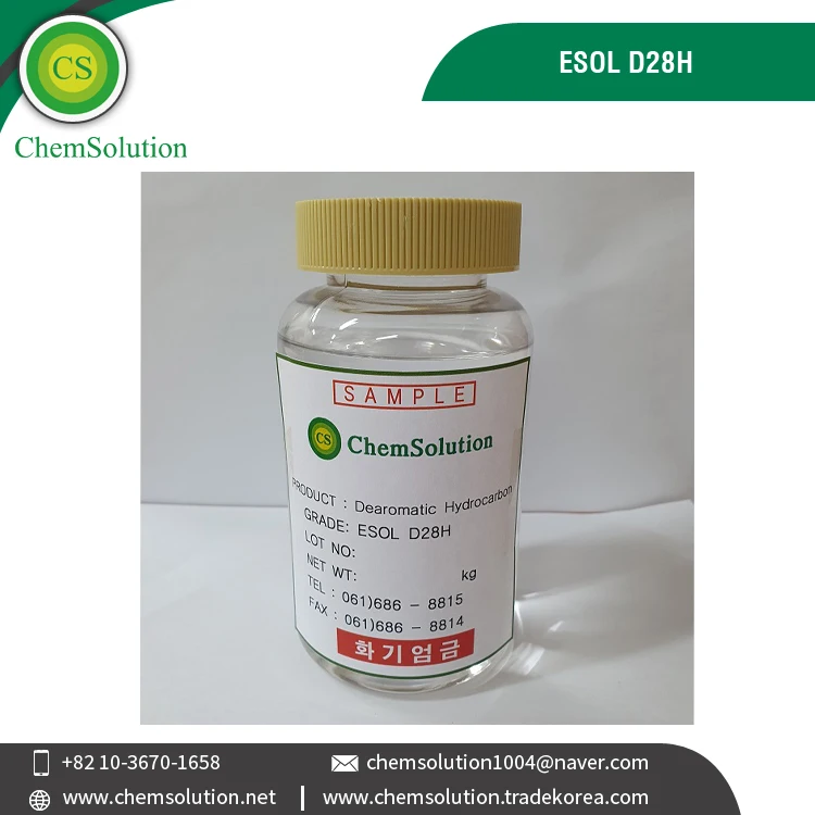Wholesaler of Cas No. 64742-47-8 Eco-Friendly Hydrocarbon ESOL D28H Solvent for Global Purchasers