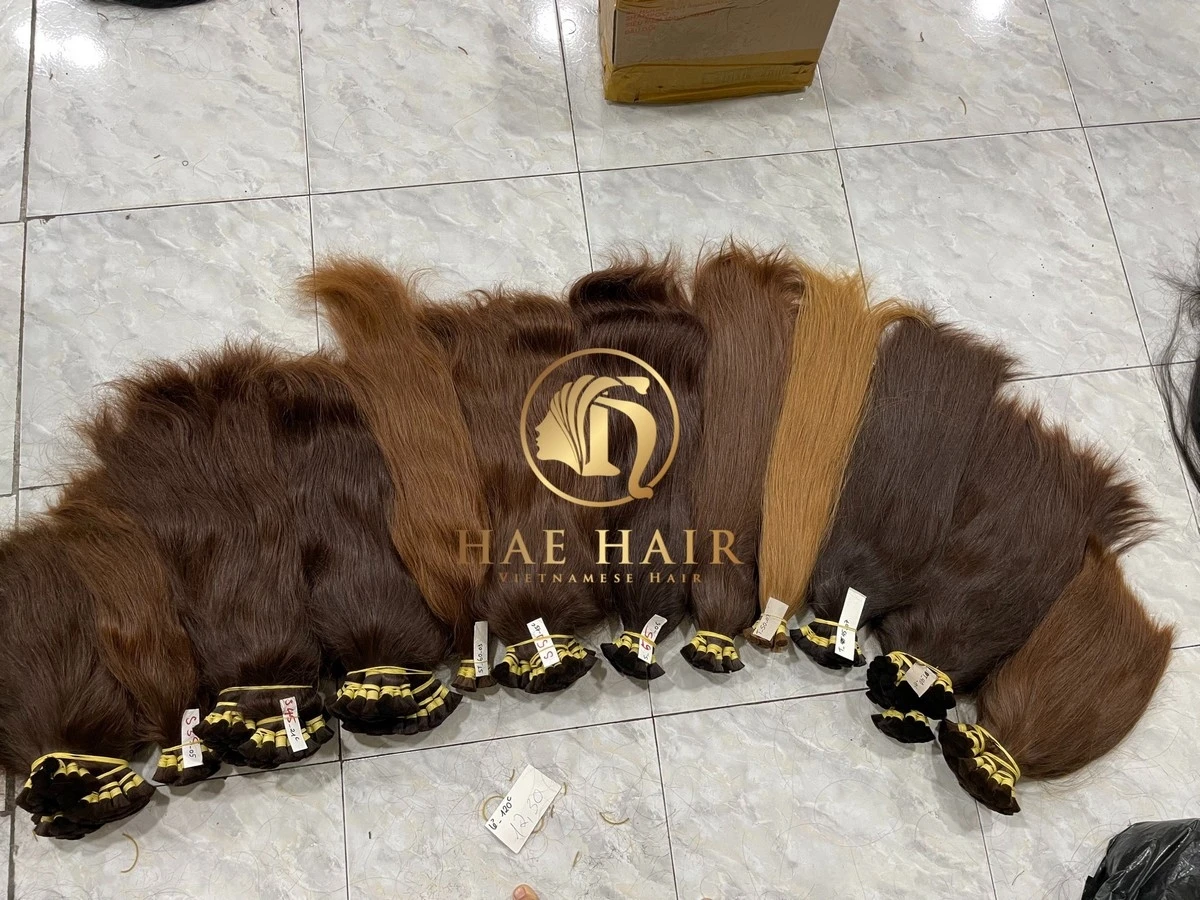 Оптовая продажа волосы лучшего качества волнистые 100% человеческие длиной от 8 до 32 дюймов поставщика из Вьетнама