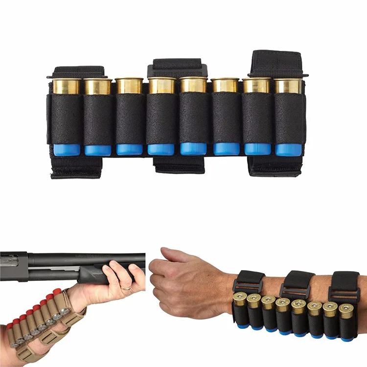 Quick release shooting pouch bag holder Tactical Conveyor 8 rounds Shooters Sleeve Forearm Mag Bag Hunting arms holder