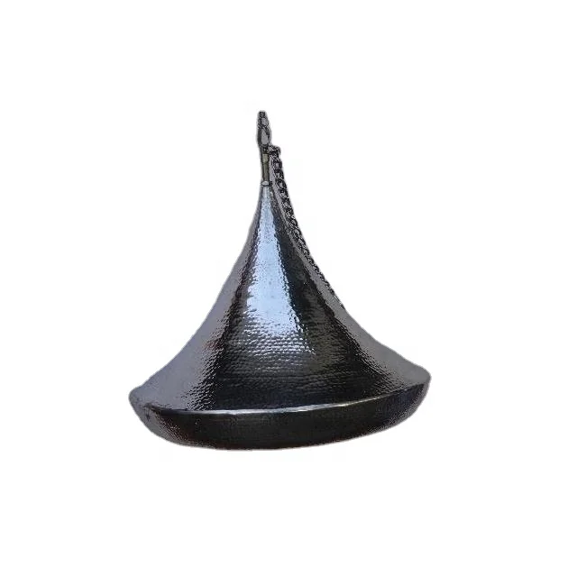 
vintage industrial pendant light two tone cone shape 