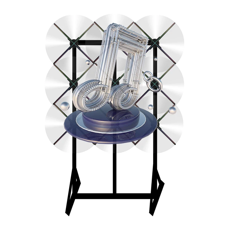 Best selling 720*720p 24v 3d hologram fan holographic fan with floor stand bracket naked eyes 3d led fan for advertisement