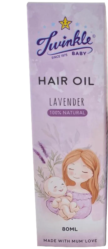 High QualityHair Oil 80ml Bottles Hair Conditioning Hair Treatment 100% Organic Extracted Ingredients Twinkle Baby