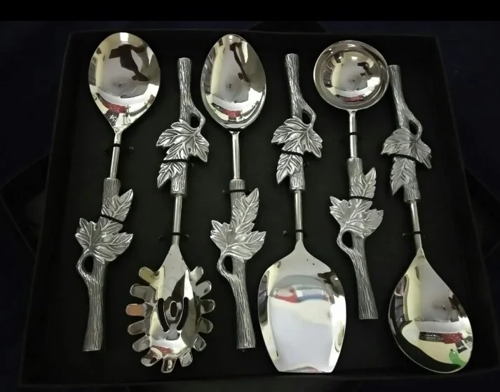 spoon set Hot selling Factory Price Restaurant flatware set spoons fork knife stainless steel gold cutlery 1 buyer