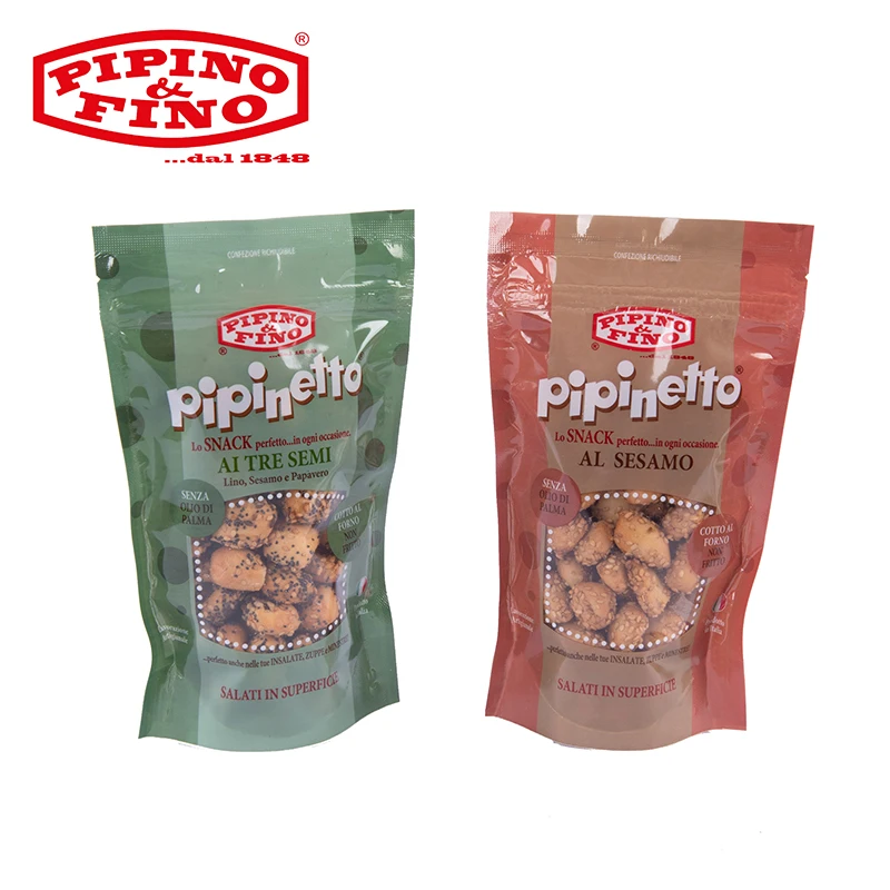 Первоклассное качество Сделано в Италии Ремесленная закуска Pipinetto С Кунжутом 70 г готовая к отправке