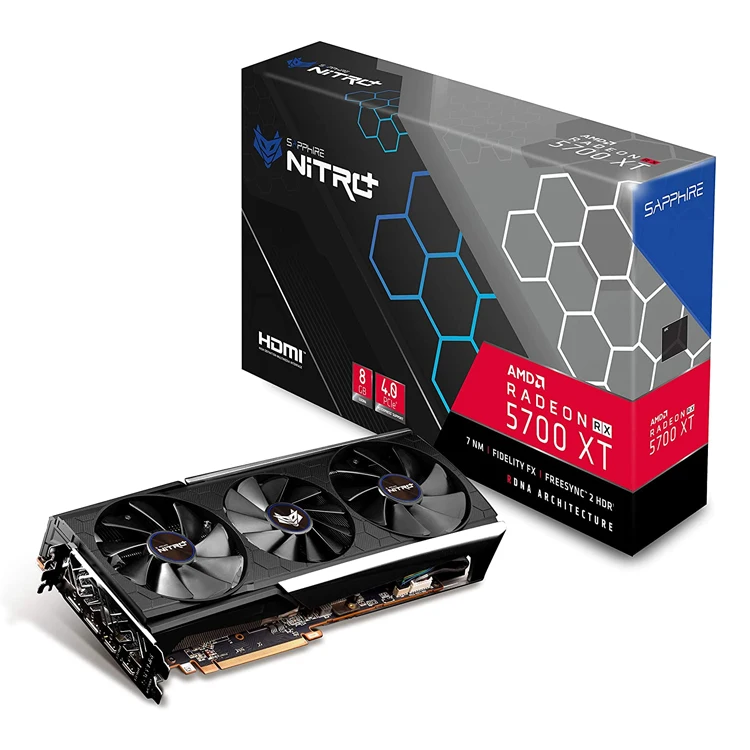 Новый AMD XFX Powercolor Sapphire Radeon Pulse Nitro Asrock RX 5700 XT 8 Гб 12 Гб водяной блок Devil от производителя
