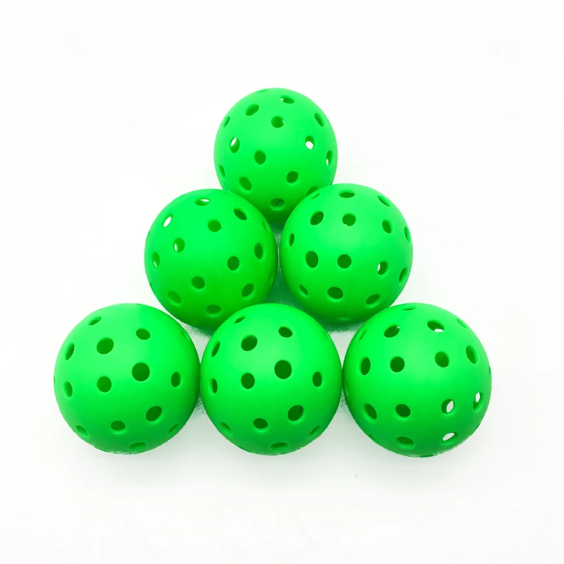 Высокое качество 40 & 26 Отверстия Крытый Pickleball шарики прочный