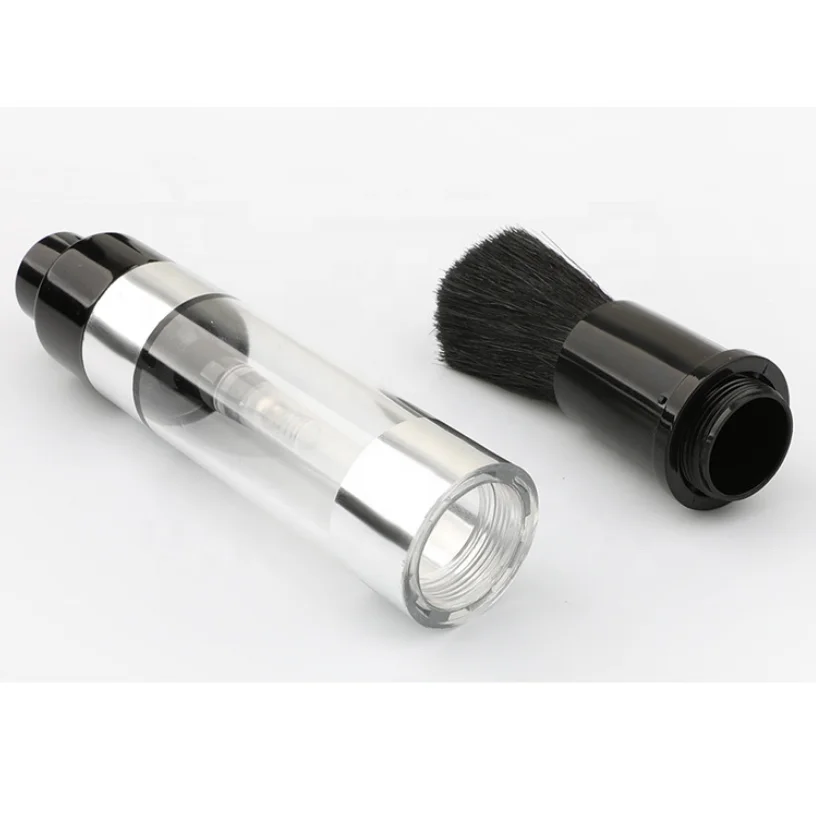 Натуральный минерал, женский водонепроницаемый солнцезащитный порошок SPF 50 с эксклюзивной системой набора, многоразовая щеточка для дозирования порошка