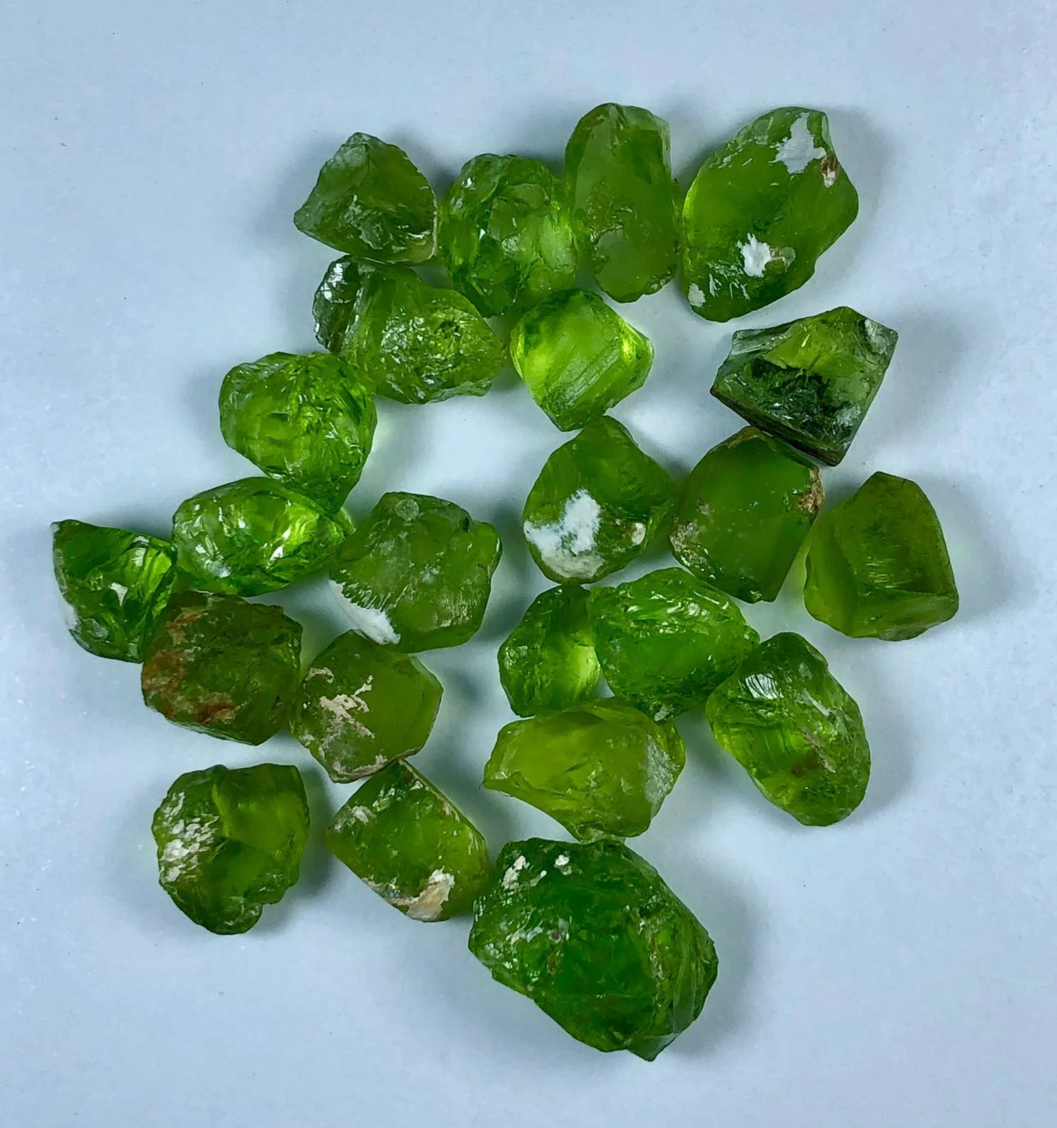 Top Quality Natural Peridot Rough GemStone / Natural Green Rough Peridot
