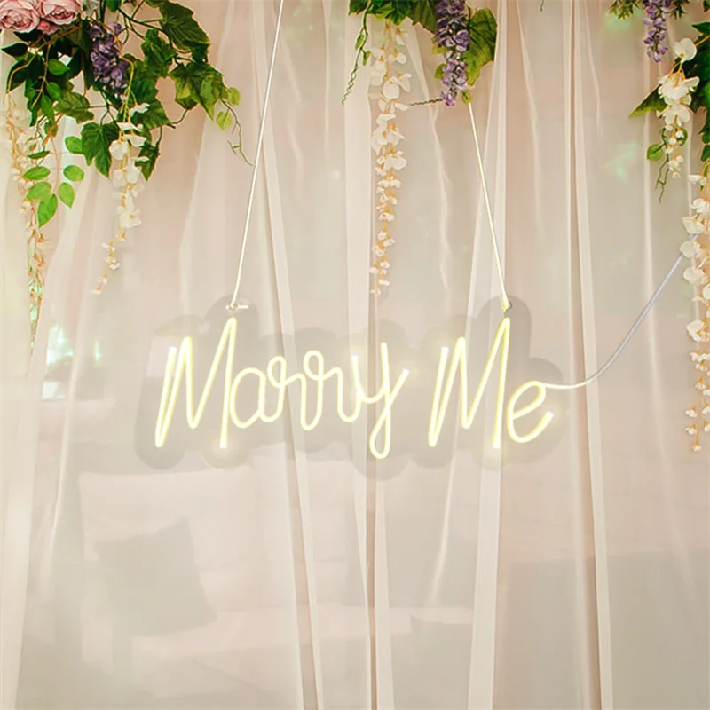 Party signs Bride To Be Neon I Love You Wedding Decoration Custom Acrylic Led Edge Lit Letter Sign
