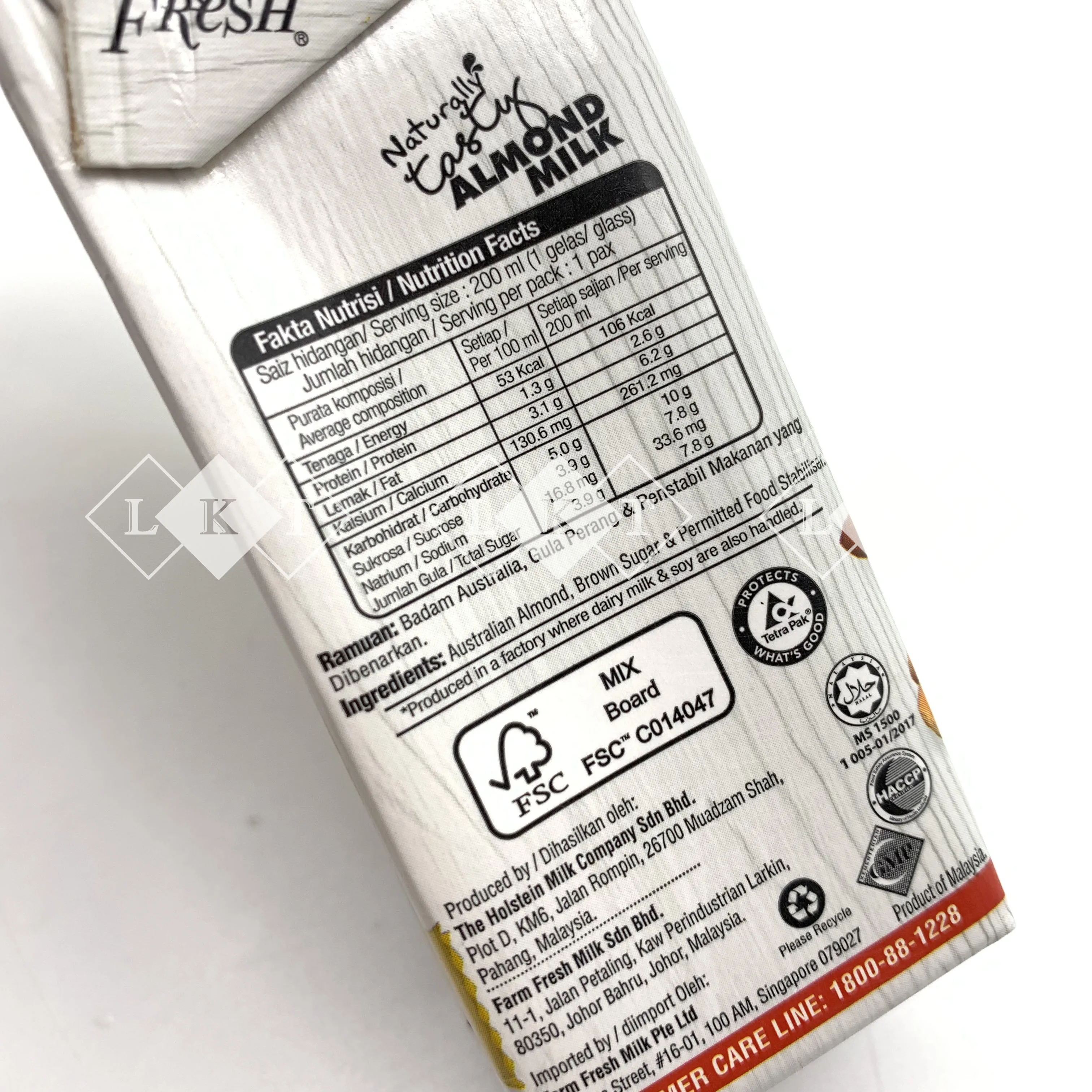 Farm Fresh Almond Milk Original 200ML