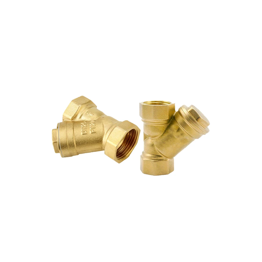 OEM Brass Y strainer PN16 for water oi and gas BSBP thread or NPT thread lead free brass or lead brass