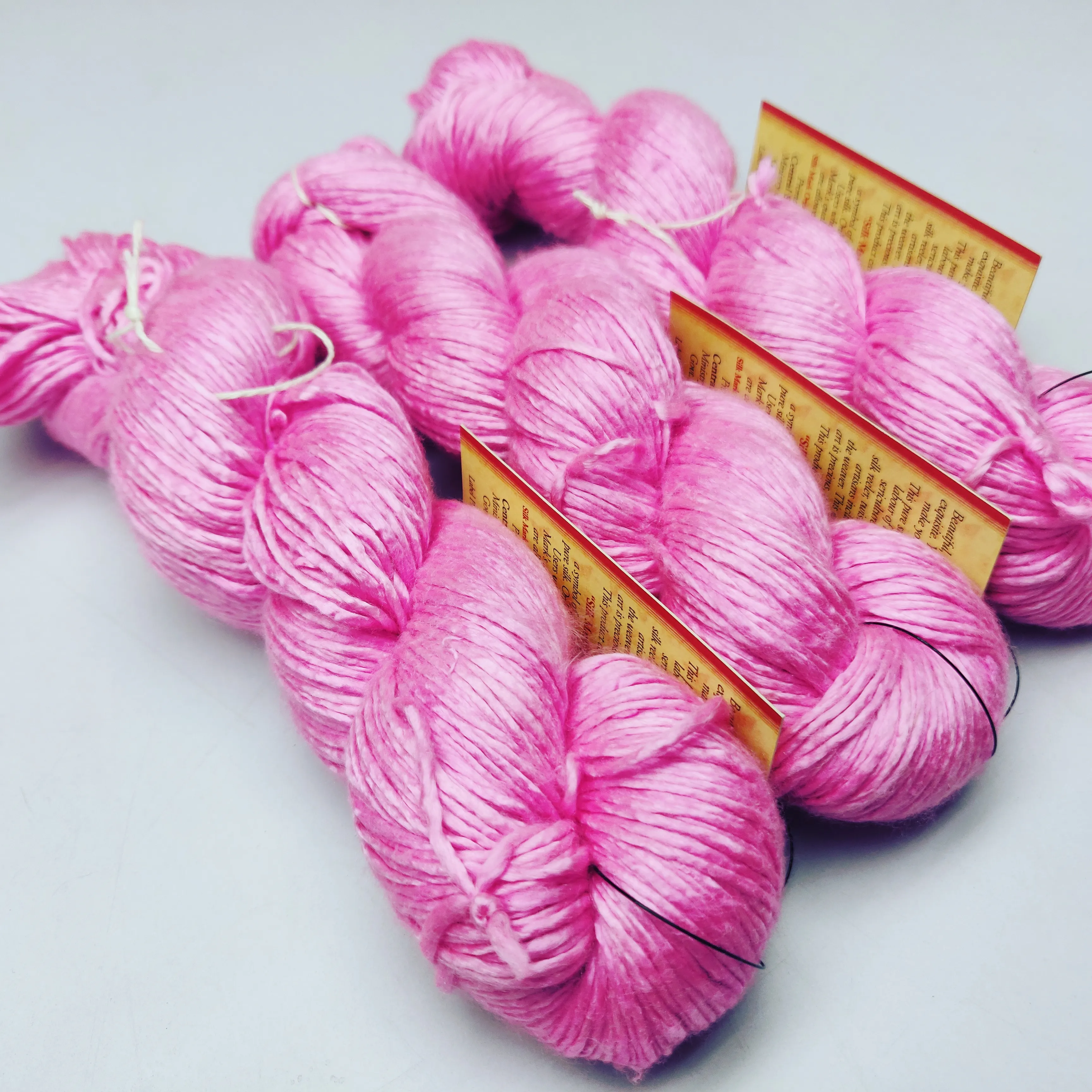 Mulberry duke silk yarn Raw Mulberry Yarn Silk for Weaving, Knitting, Ring Embroidery, crochet, scarf/sweater, art and craft