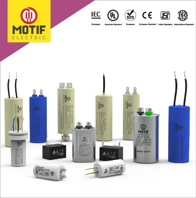 Конденсатор двигателя 16 мкФ с гвоздиком RoHS маркировка CE