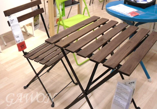 French Style Bistro Set/ Wooden Coffee Table Set for Coffee Shop/ Outdoor Balcony Tarno Set for Small Space Vietnam hot seller