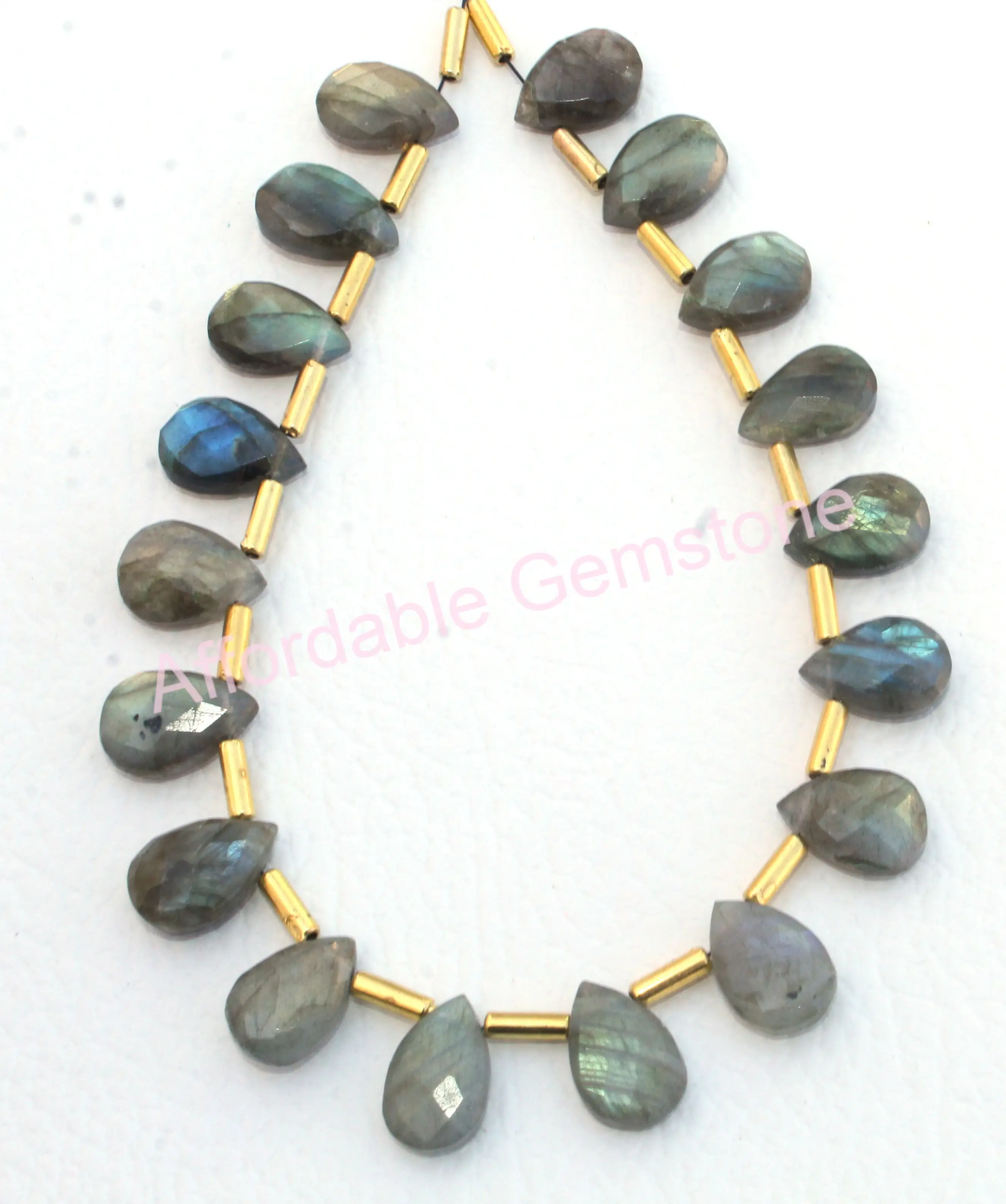 Натуральный лабрадорит грушевидный камень хорошее качество ювелирные изделия ручной работы драгоценные камни ограненные бусины полированные