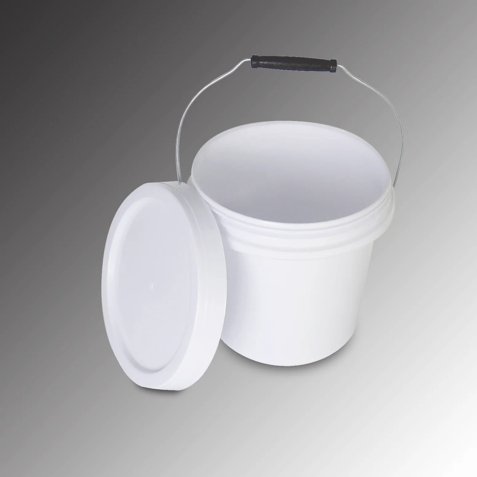 Wholesale Plastic barrel, Plastic Bucket empty Material PP Plastic Type Paint Bucket 1 Gallon