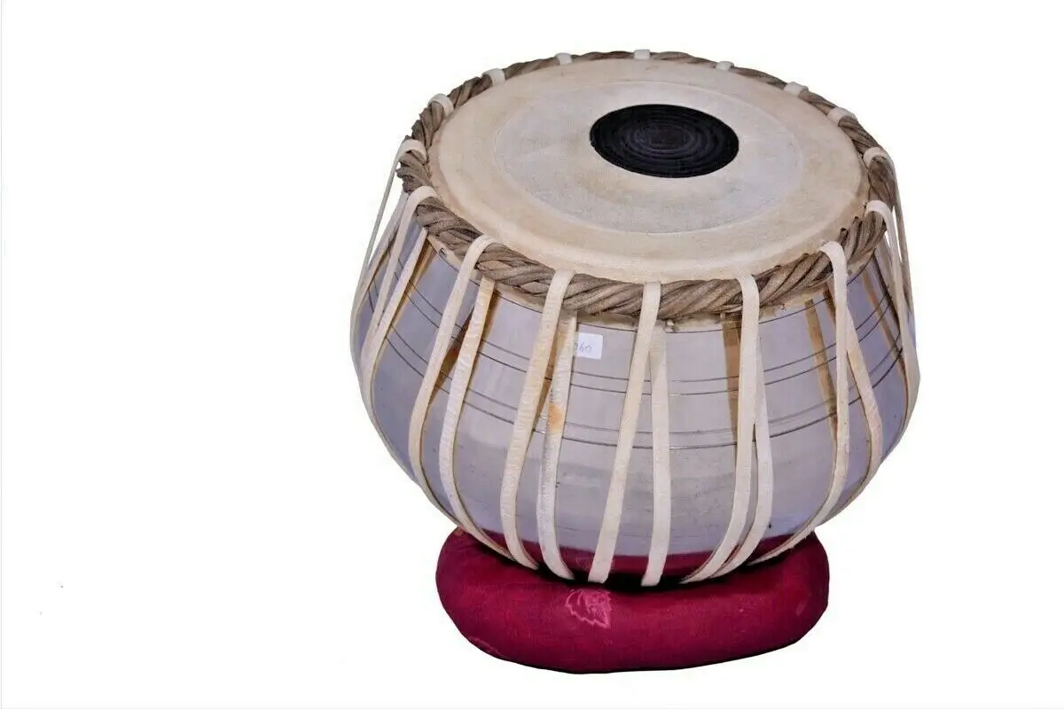 Professionals Musical Instrument Tabla Steel Bayan, Sheesham Wood Dayan Brass Drum Educational high classical sound