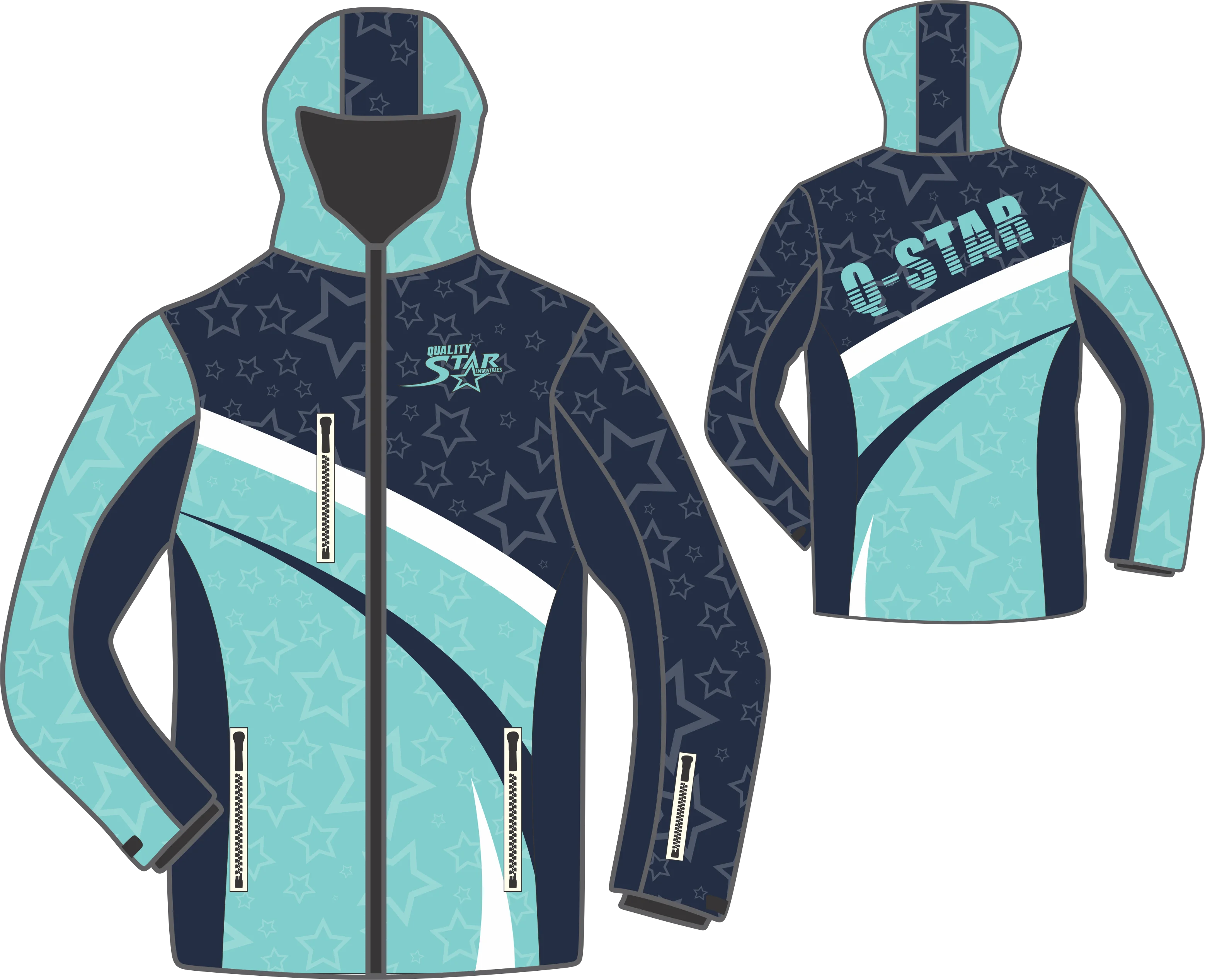 Best Quality Unisex Ski & Skating Jacket Custom Design 100% Waterproof Nylon 10/10 Performance Rating Breathable Extra Zipper