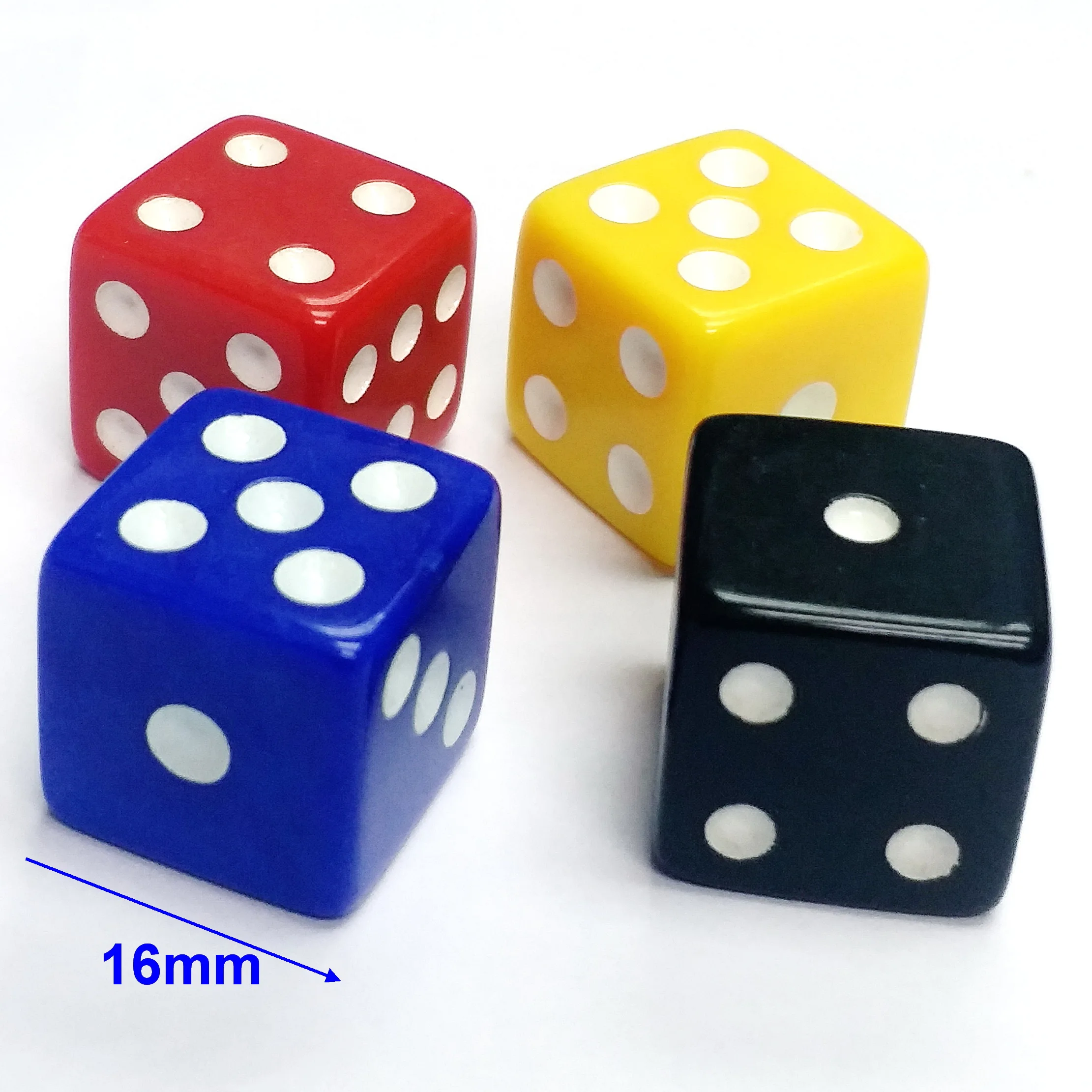 Acrylic Bulk Games wholesale Polyhedral dot Dice dices