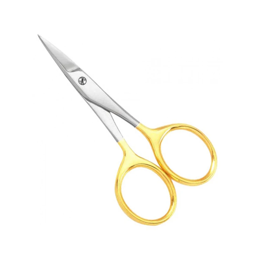 Высококачественные профессиональные настраиваемые ножницы для ногтей изогнутые кутикулы с прочной керамической ручкой красоты