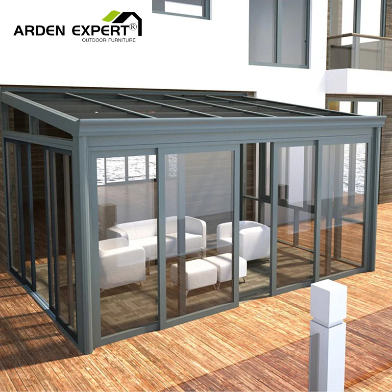 Waterproof Louver Roof System Kits Outdoor Gazebo Garden Bioclimatic Aluminium Pergola