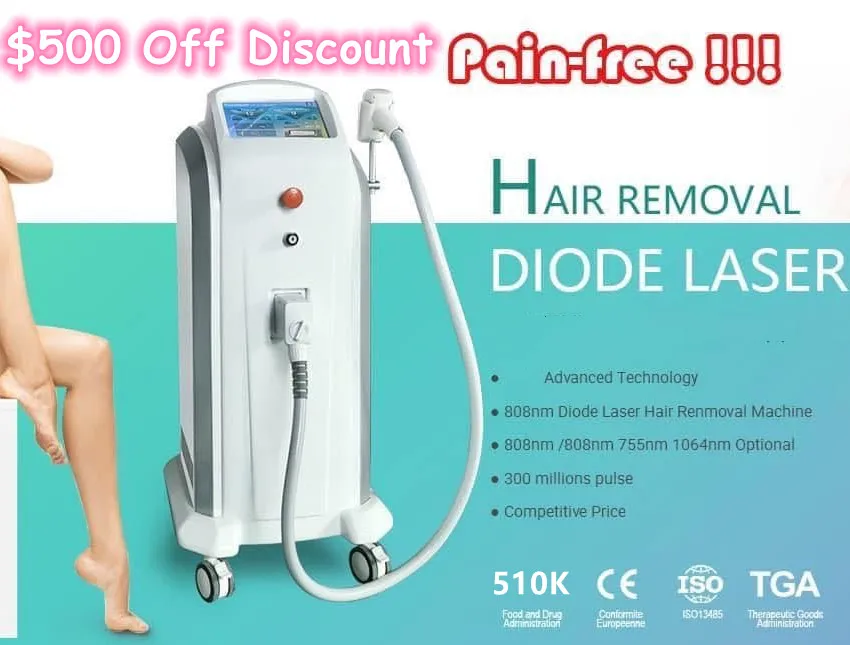 Discount Sincoheren Razorlase Laser Hair Removal Diode Laser Painless and Permanent Hair Reduction Beauty Equipment for Sale