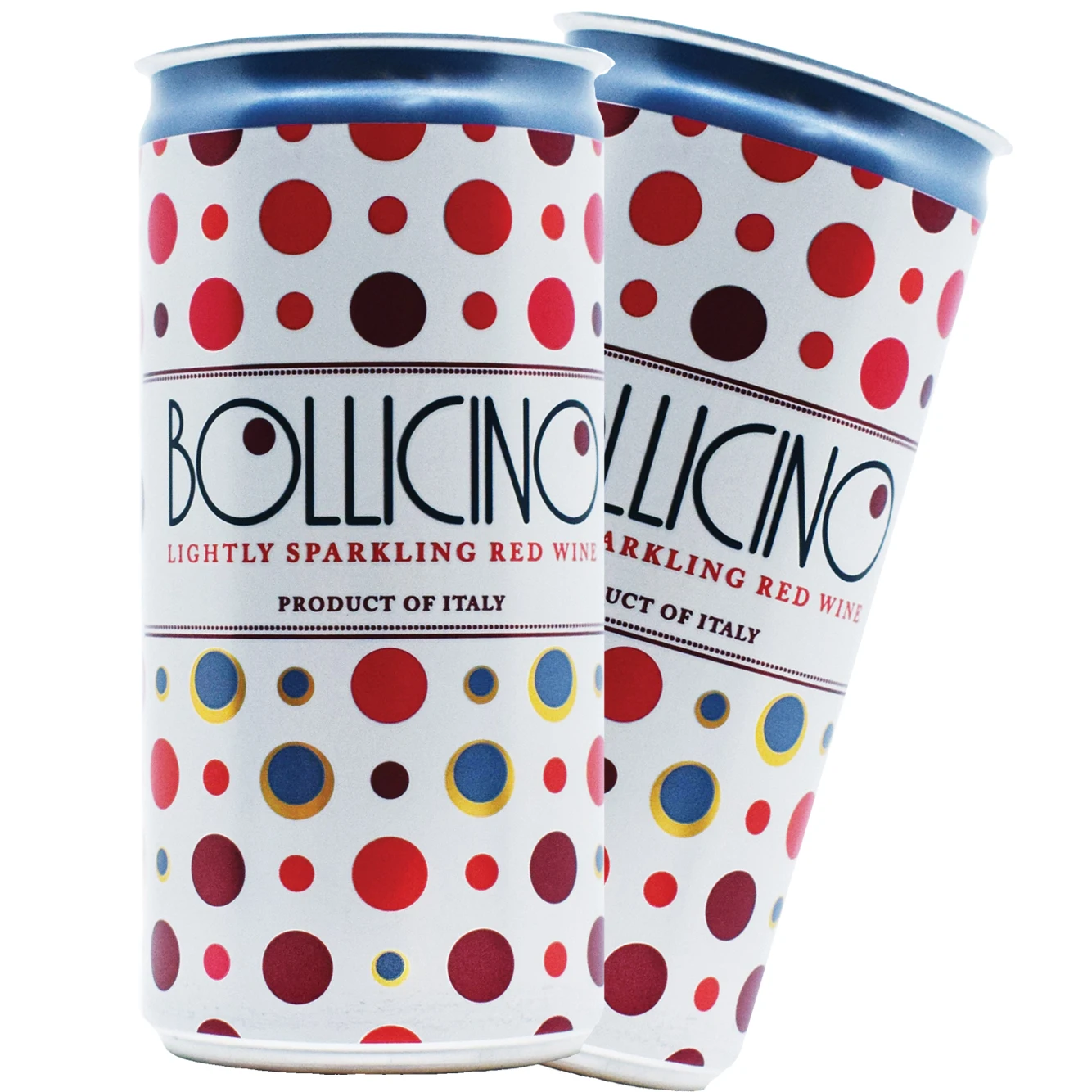 Best Italian canned wine Lightly Red Sparkling Wine 20cl aluminum ready to ship