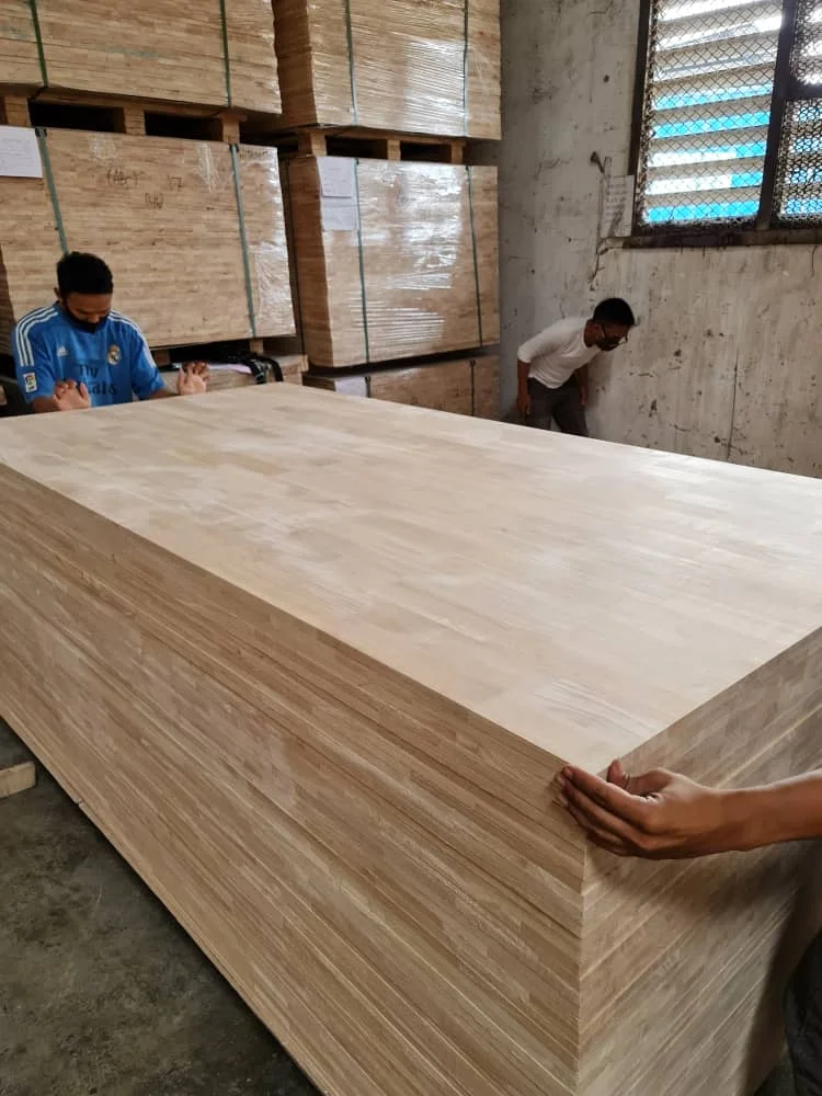 Rubber Wood Finger Joint Laminating Board - Grade AA (22mm)