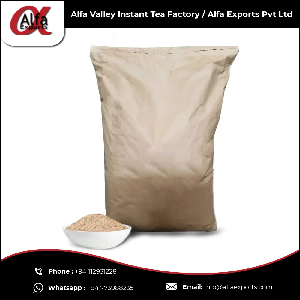 Luxury Ceylon Desert Of Raspberry Flavored New Collection 2in1 Instant Premix Raspberry Iced Tea Powder For Sweet Dish