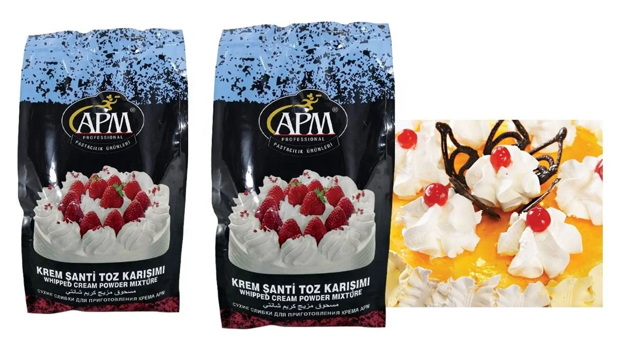 APM Whipping, Whipped Topping Cream (Chantilly Cream) Powder In Small Bags For Pastry Industry And Sector