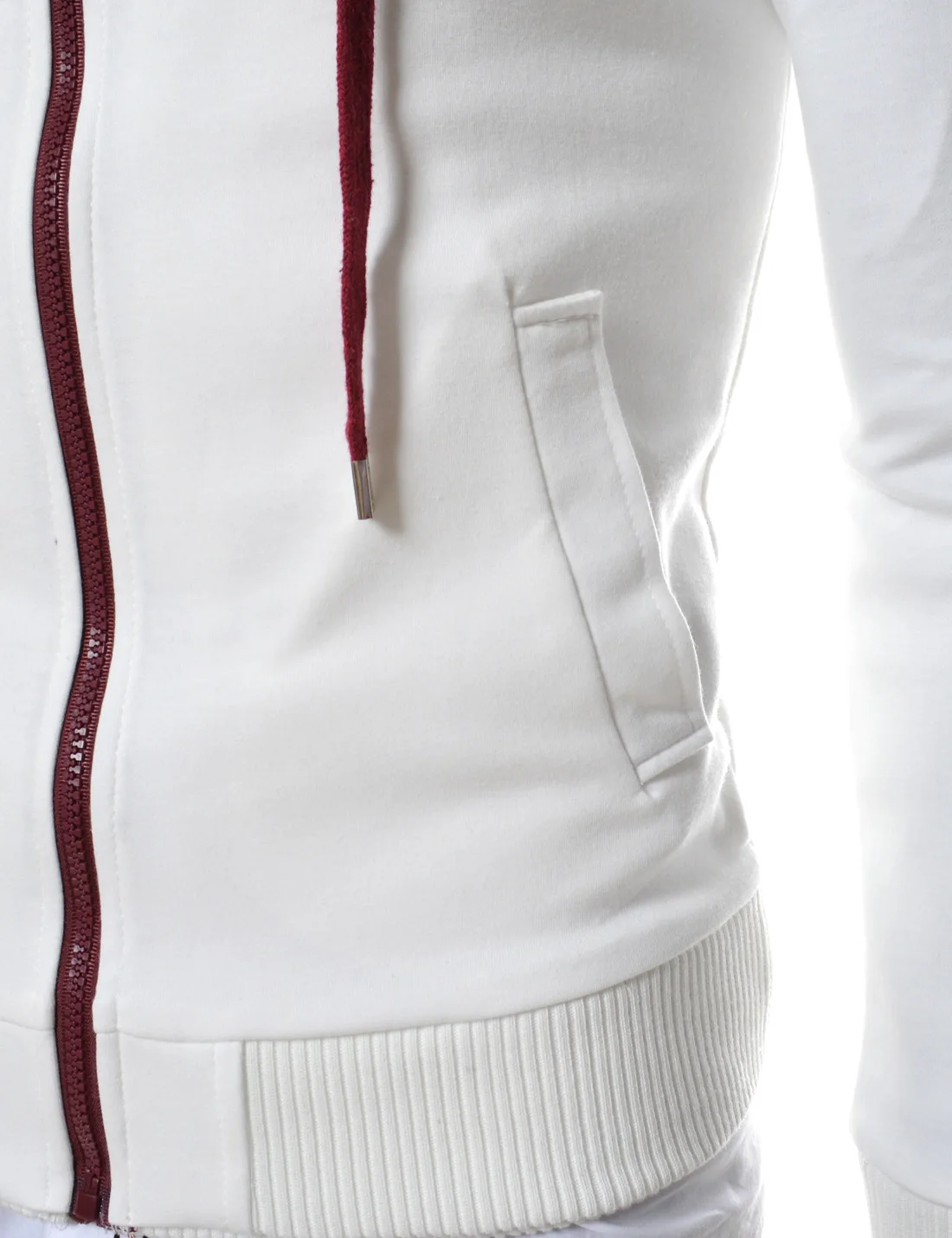 Толстовки с капюшоном индивидуальный дизайн многоцветная Высококачественная куртка воротником-хомутом и двойной молнией мужские толстовки