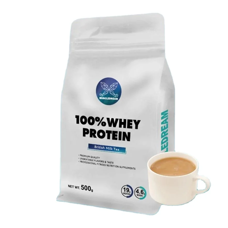 
sport supplement milk tea flavor whey protein 