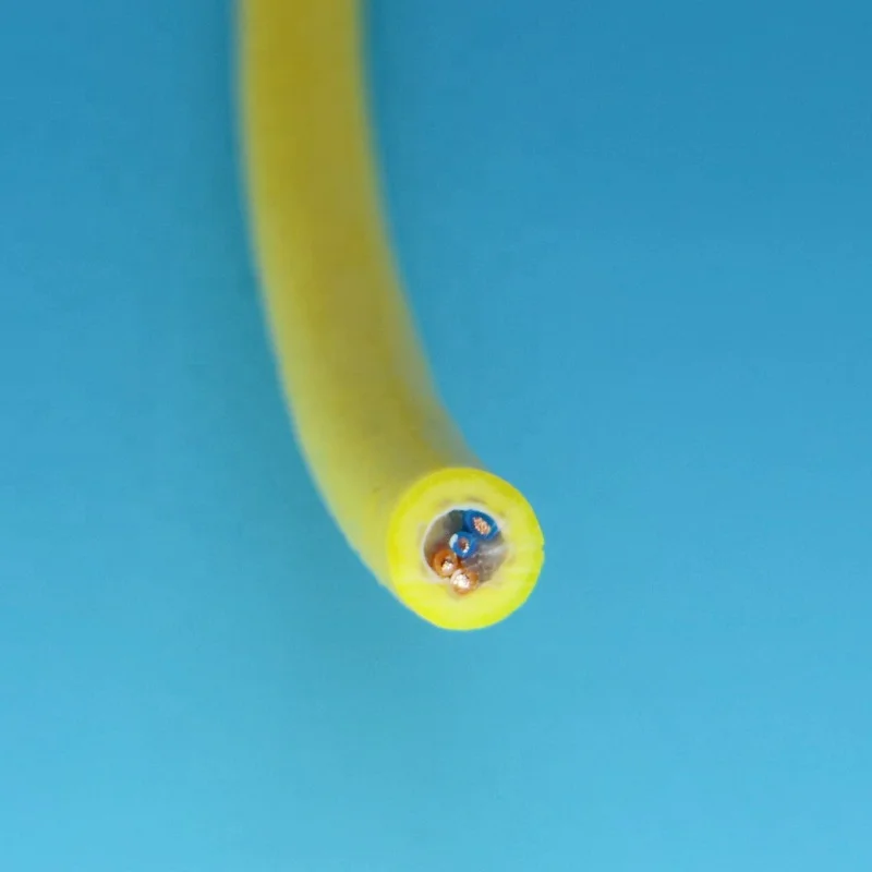 2x2x26awg rov tether neutral buoyant cable underwater umbilical