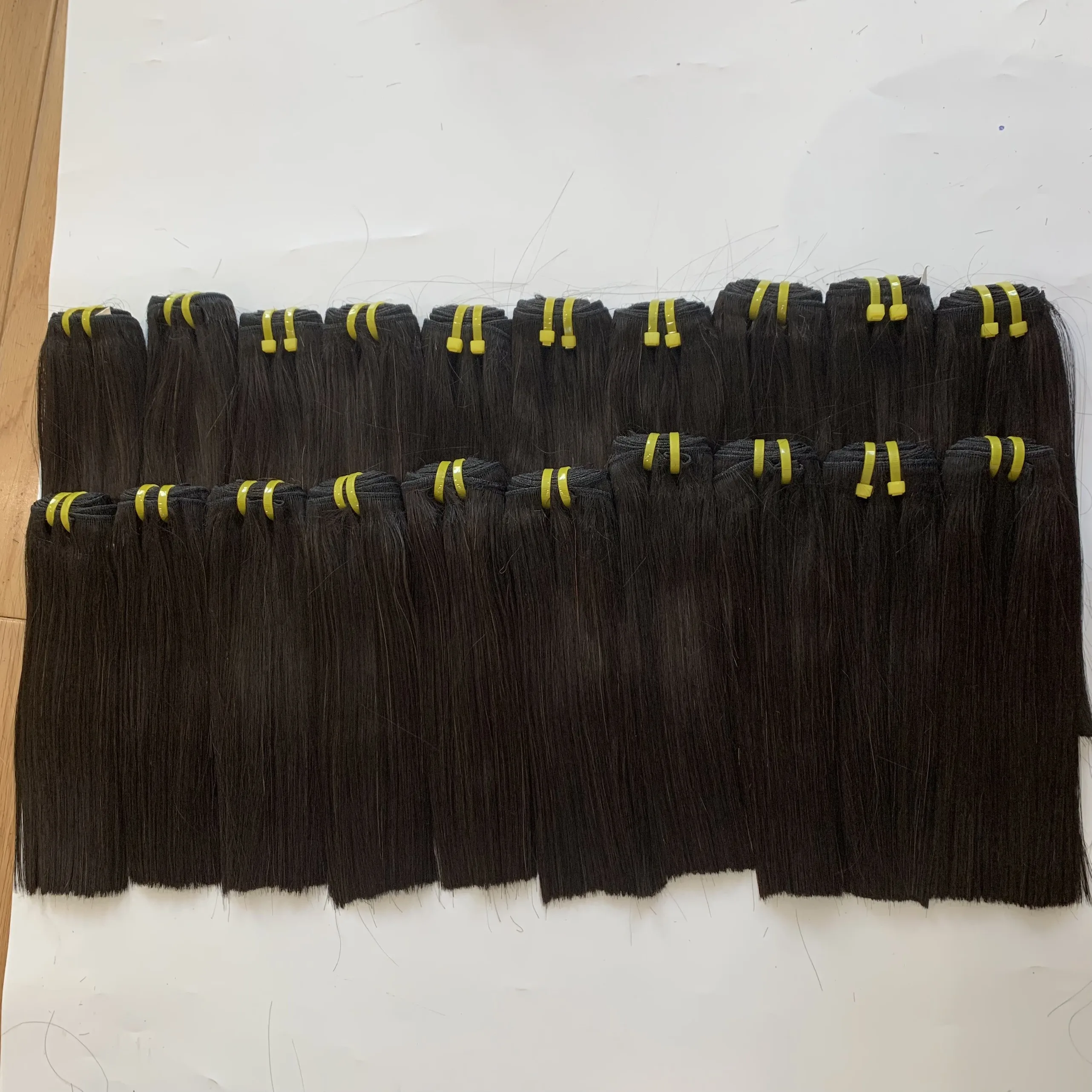 Супердвойной натуральный цвет лучшее качество прямые человеческие волосы все цвета компания Livihair во Вьетнаме