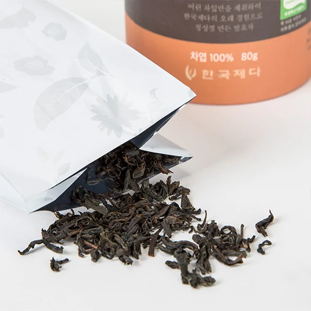 Korean Domestic Manufactured Korean fermented Hwang Cha gold Green Tea leaf