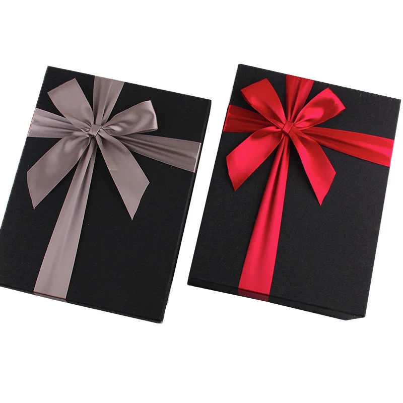 
Custom printing Cardboard Paper Packaging fancy magnetic closure jewelry clothes coffee mug package Gift Box with Ribbon 